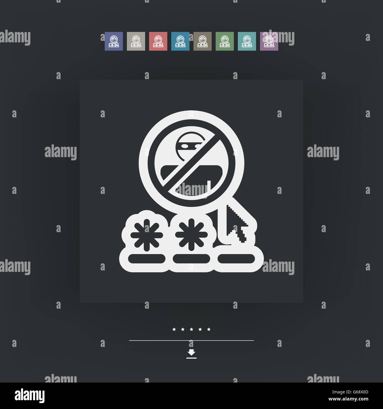 Password access concept Stock Vector Image & Art - Alamy