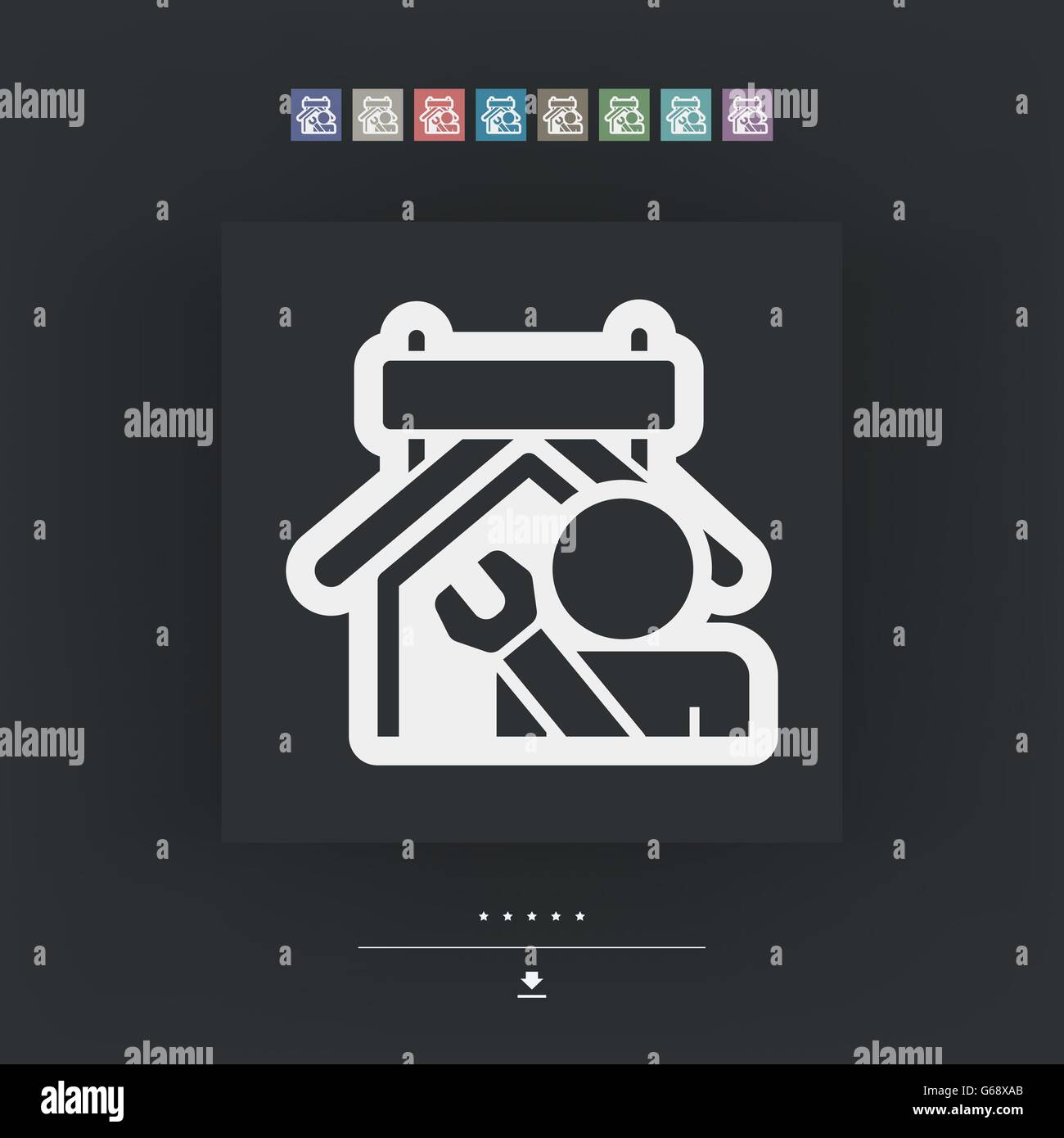 Industry concept icon Stock Vector Image & Art - Alamy