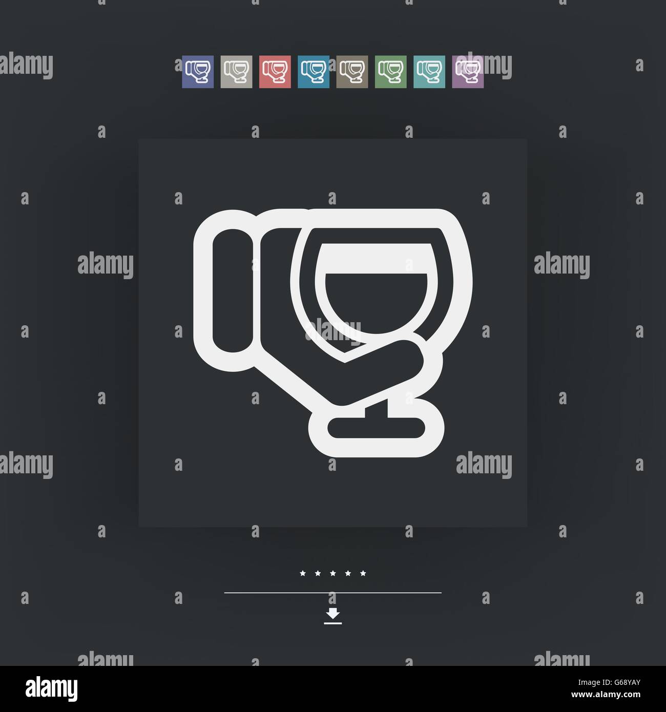 Wine glass icon Stock Vector Image & Art Alamy