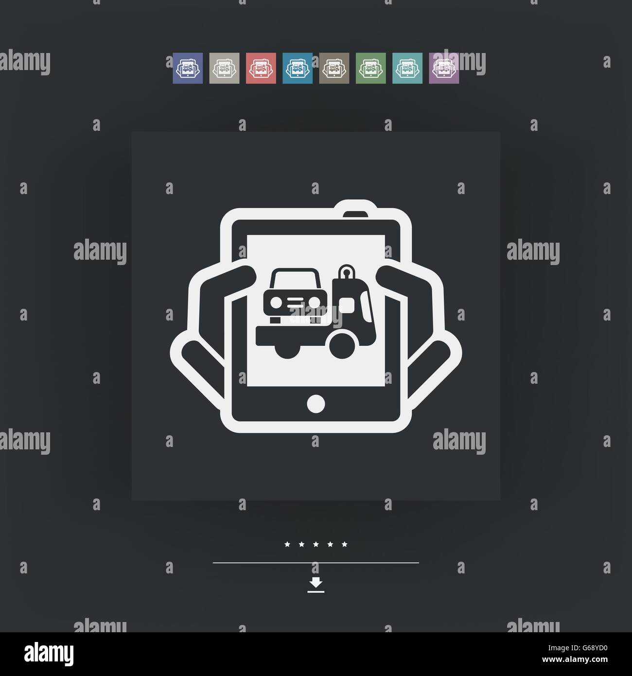 Car assistance icon Stock Vector Image & Art - Alamy