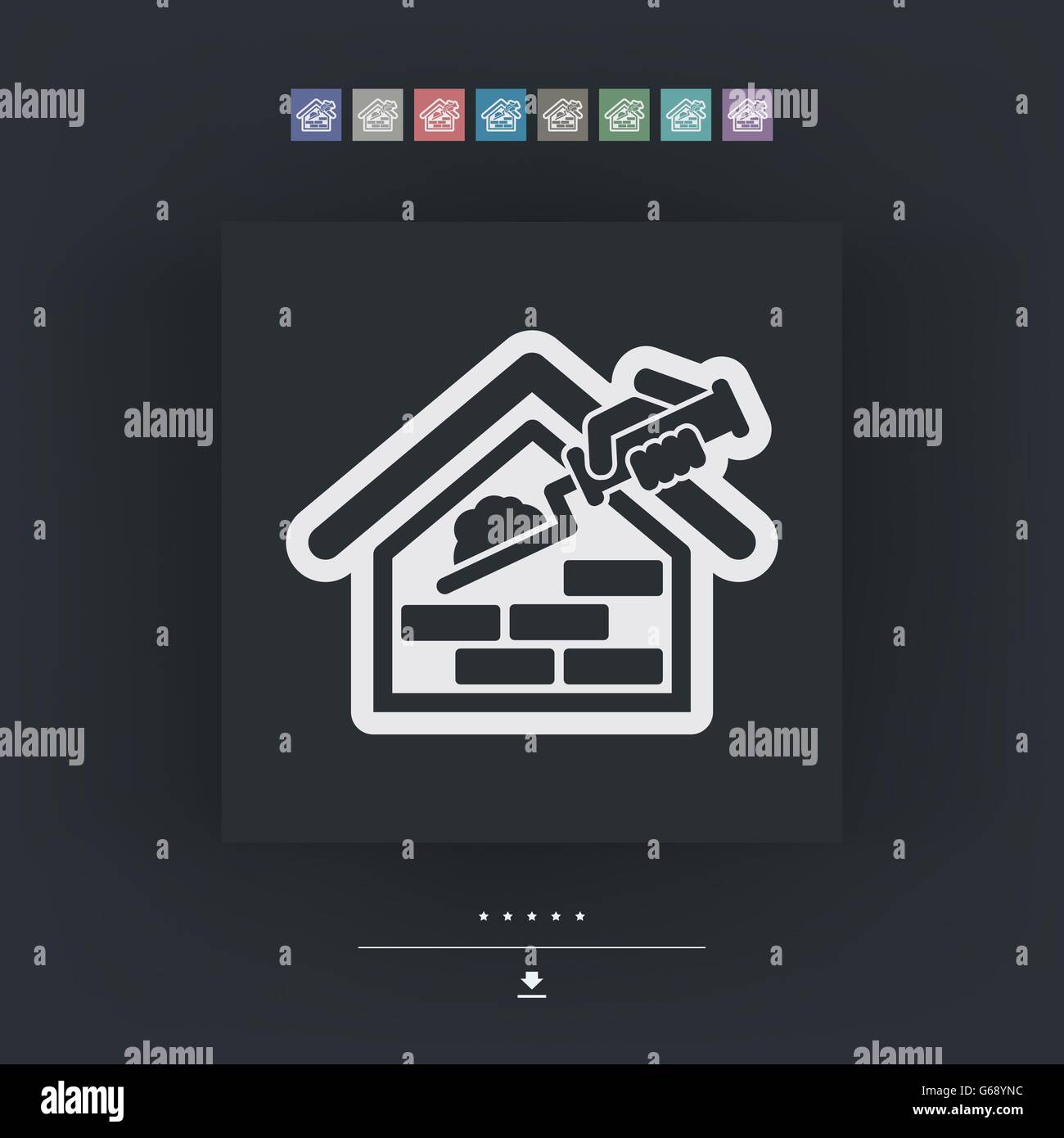 Building mason Stock Vector Images - Alamy