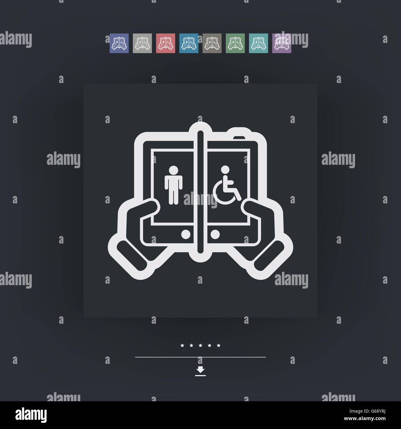 Device for disabled Stock Vector Image & Art Alamy