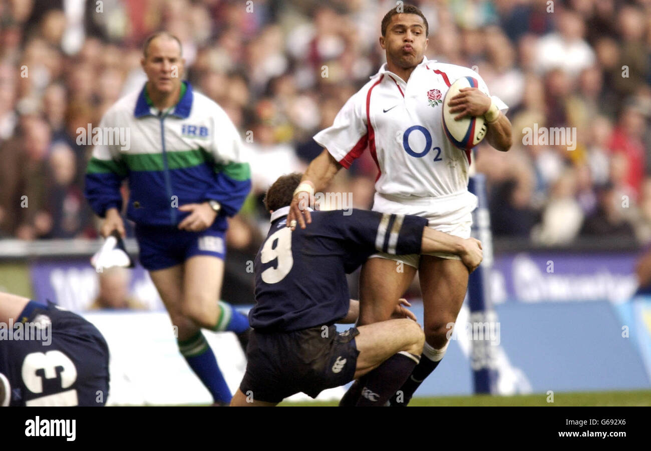 During the rbs 6 nations international between england and scotland hi ...