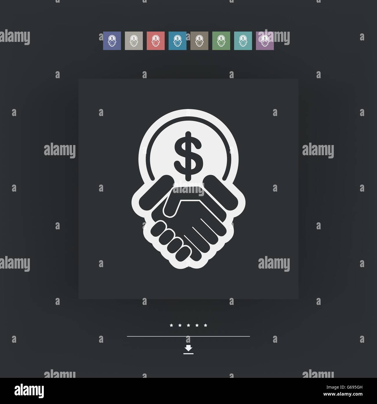 Financial transaction fees Stock Vector Images Alamy