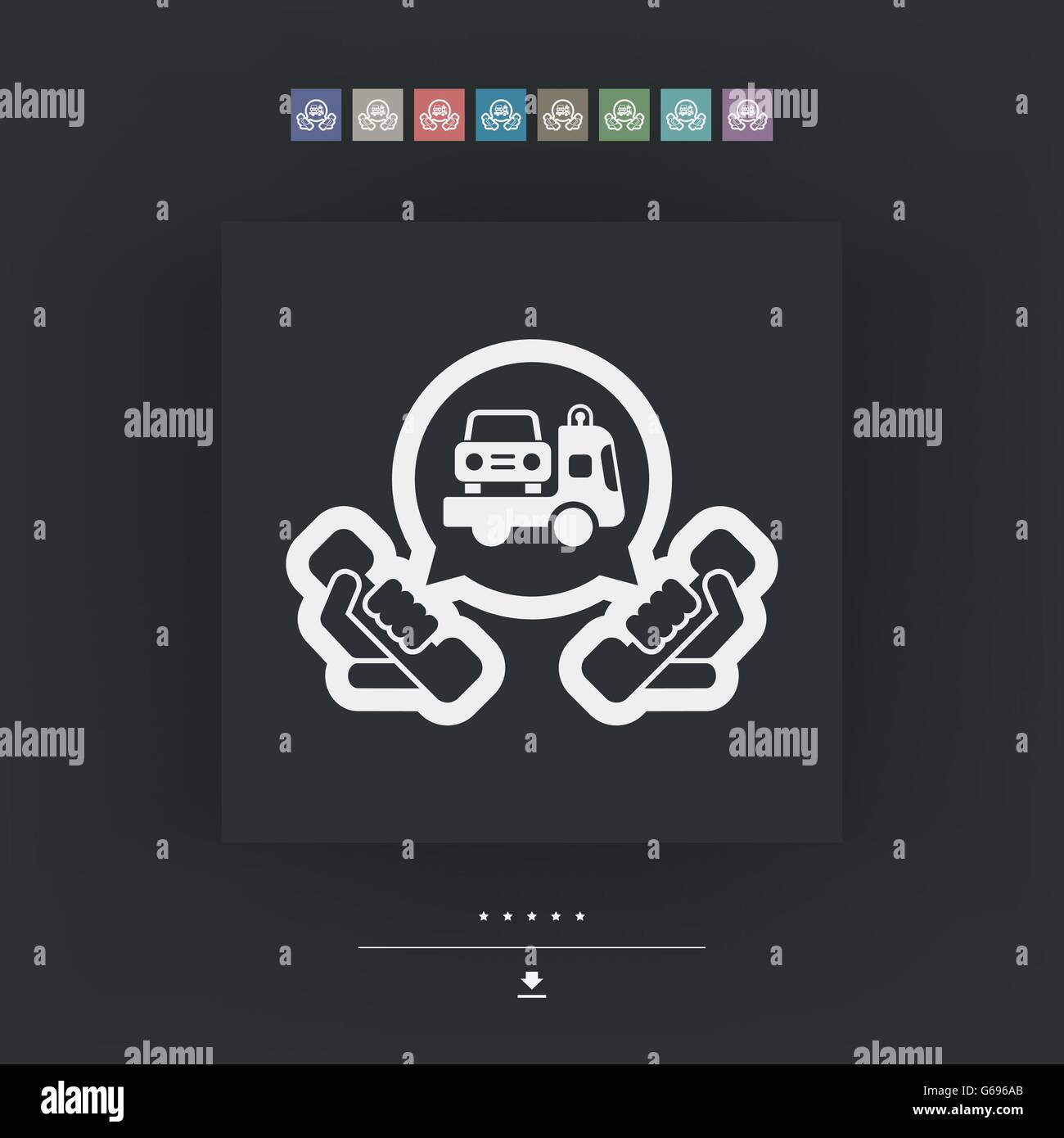 Call emergency breakdown Stock Vector Images - Alamy