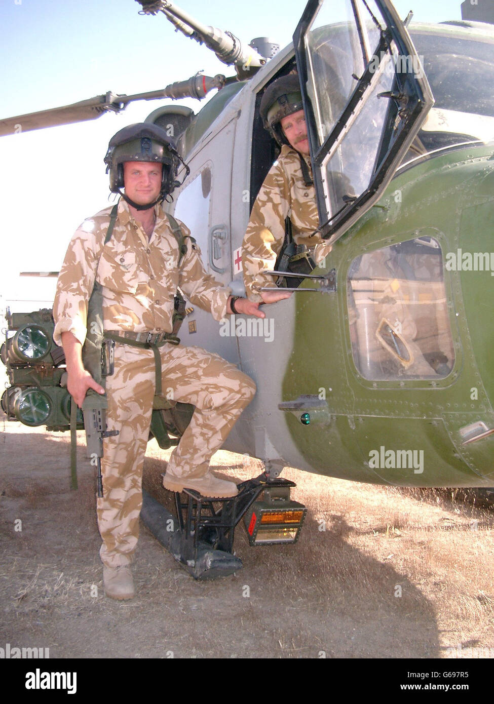 British Forces in Iraq. Stock Photo