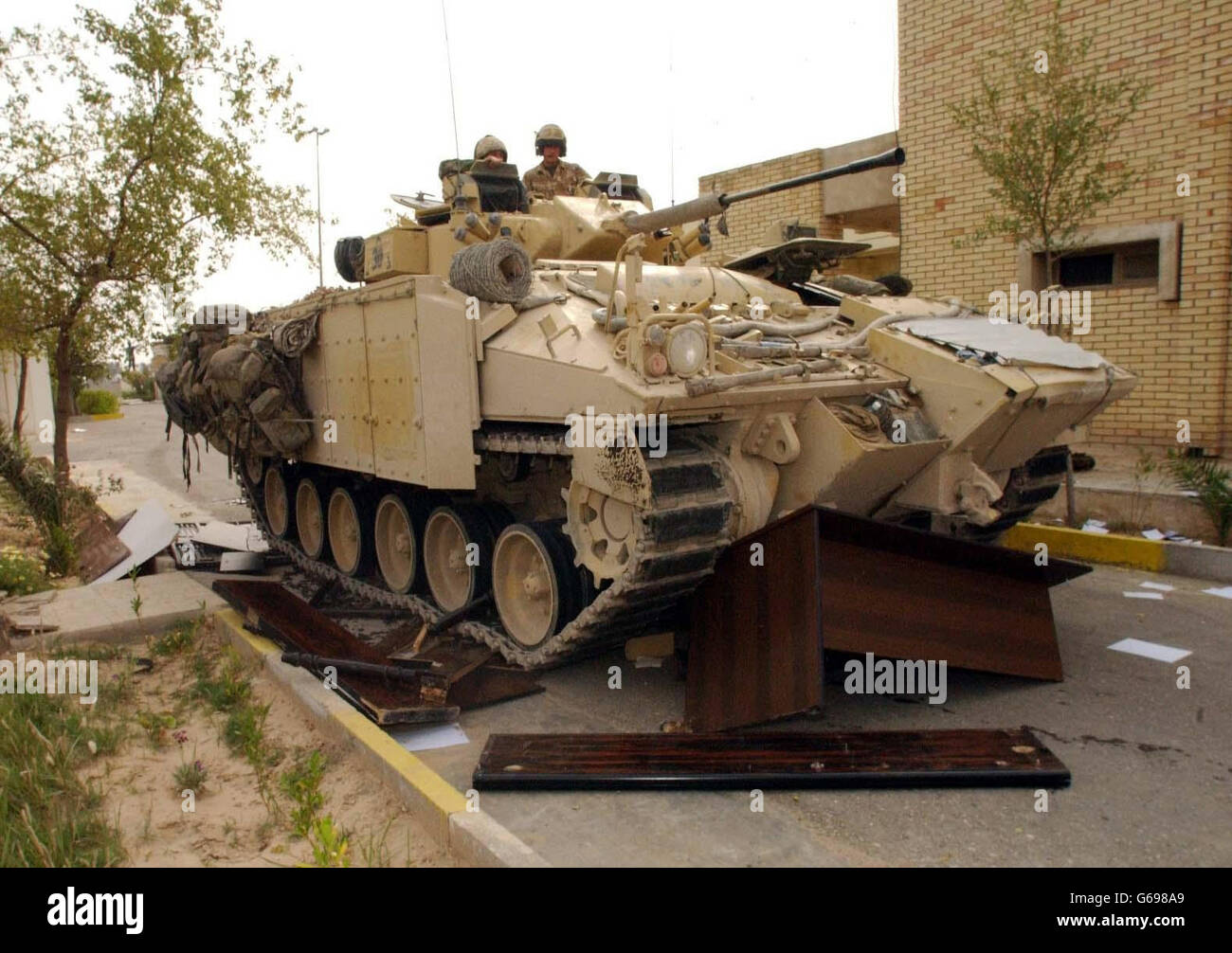 British army desert rats iraq hi-res stock photography and images - Alamy