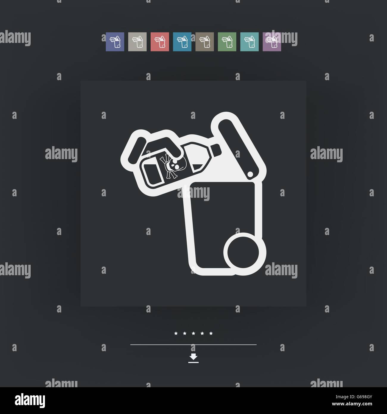 Separate waste collection icon Stock Vector Image & Art - Alamy