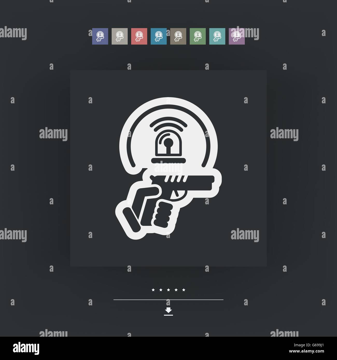 Police armed security Stock Vector Images - Alamy