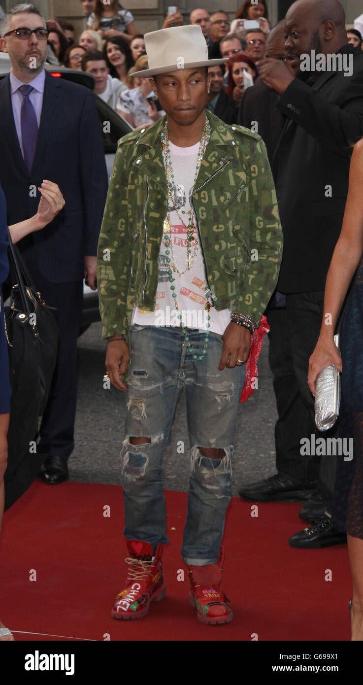 London, UK, 2nd September 2014: Pharrell Williams attends the GQ Men of the Year awards at The Royal Opera House in London, UK. Stock Photo