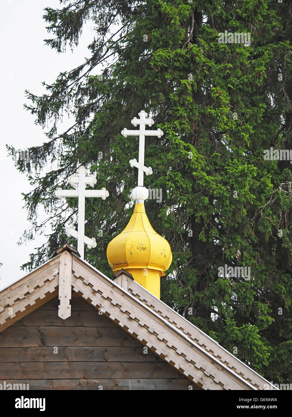 Domes crosses on church russia hi-res stock photography and images - Alamy