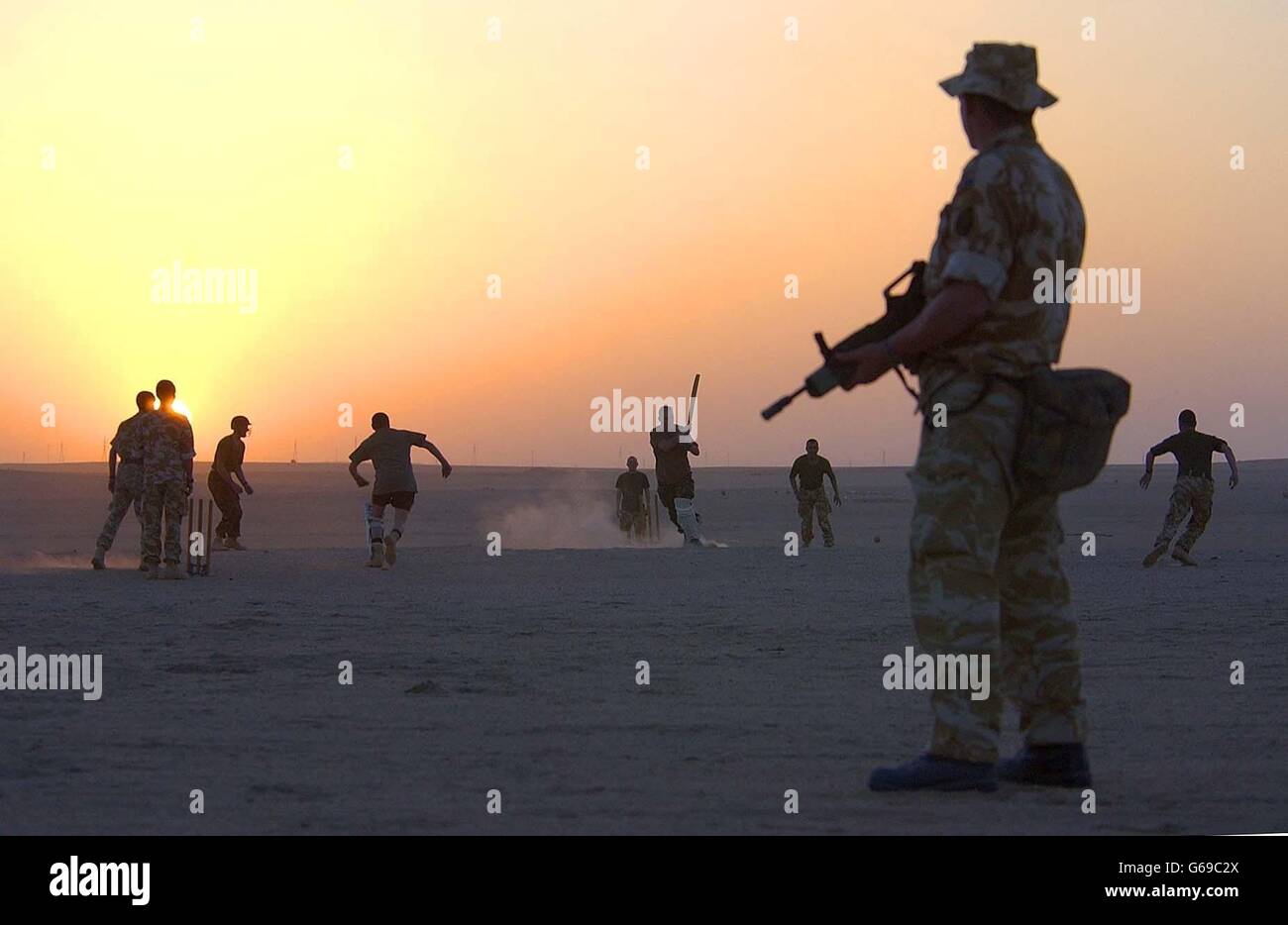 British Forces in Kuwait Stock Photo Alamy