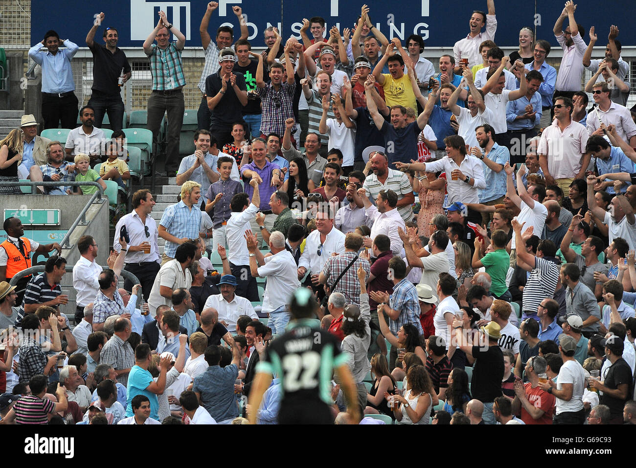 Cricket - Friends Life T20 - Surrey v Essex - The Kia Oval. The crowd ...
