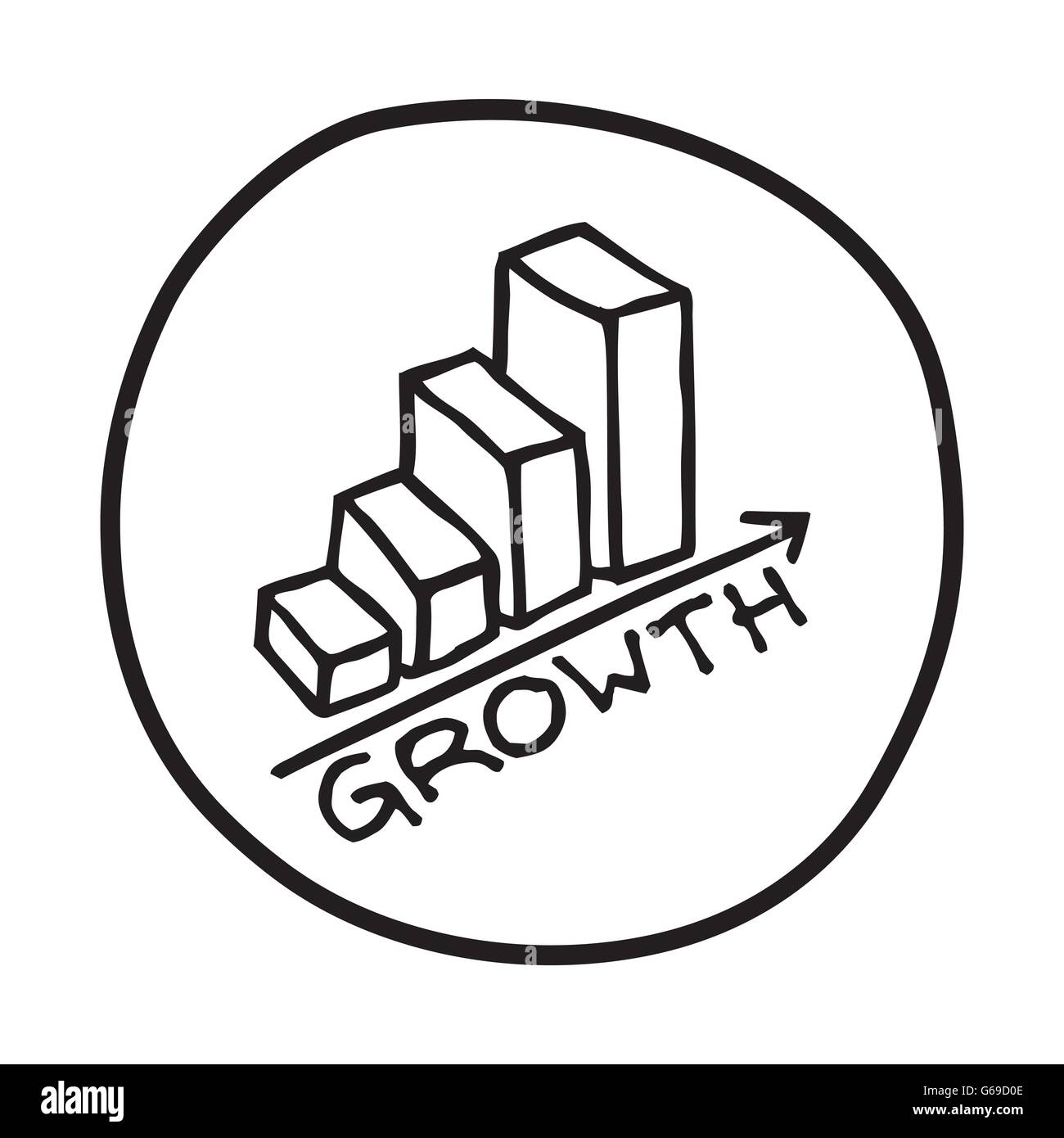 doodle-growth-chart-icon-stock-vector-image-art-alamy