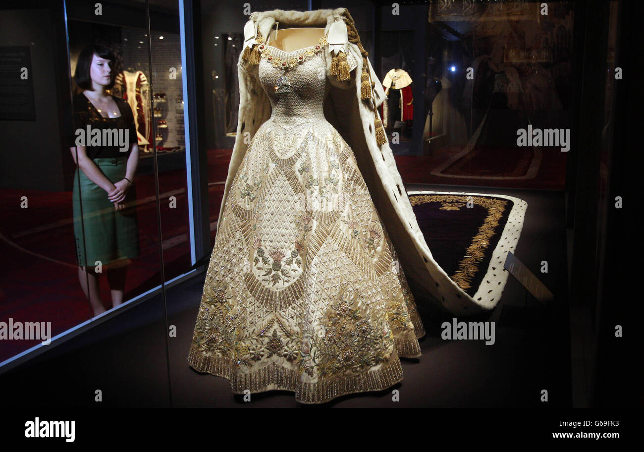 Coronation Of Queen Elizabeth Ii Exhibition Stock Photo Alamy
