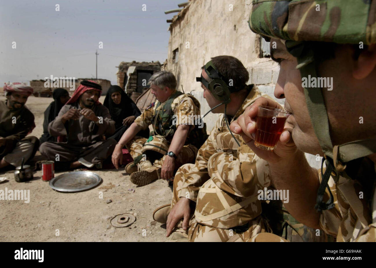 Iraq War British Soldiers Stock Photo - Alamy