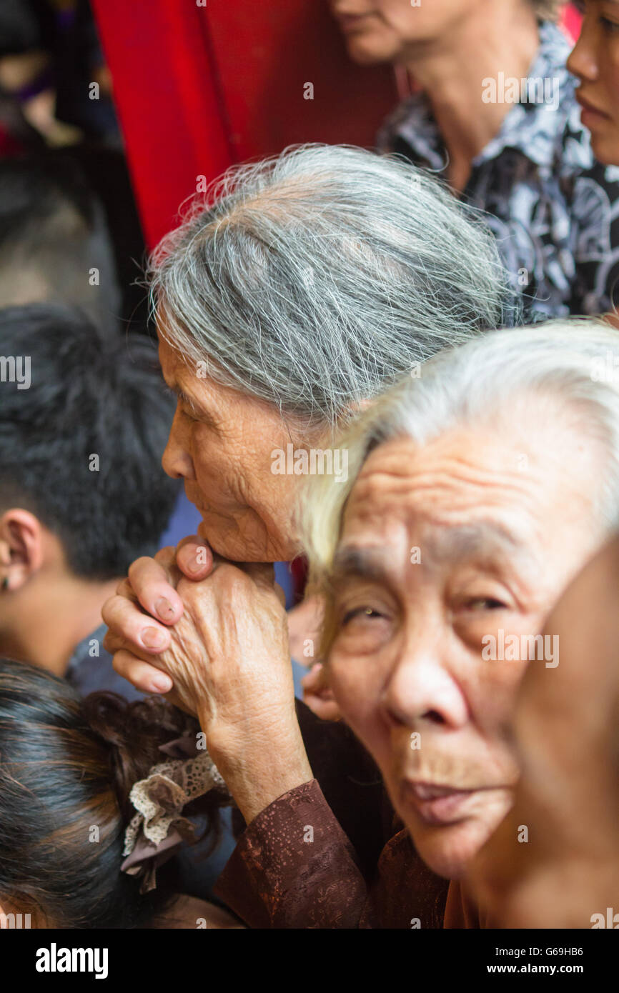 Vietnamese Senior women Stock Photo