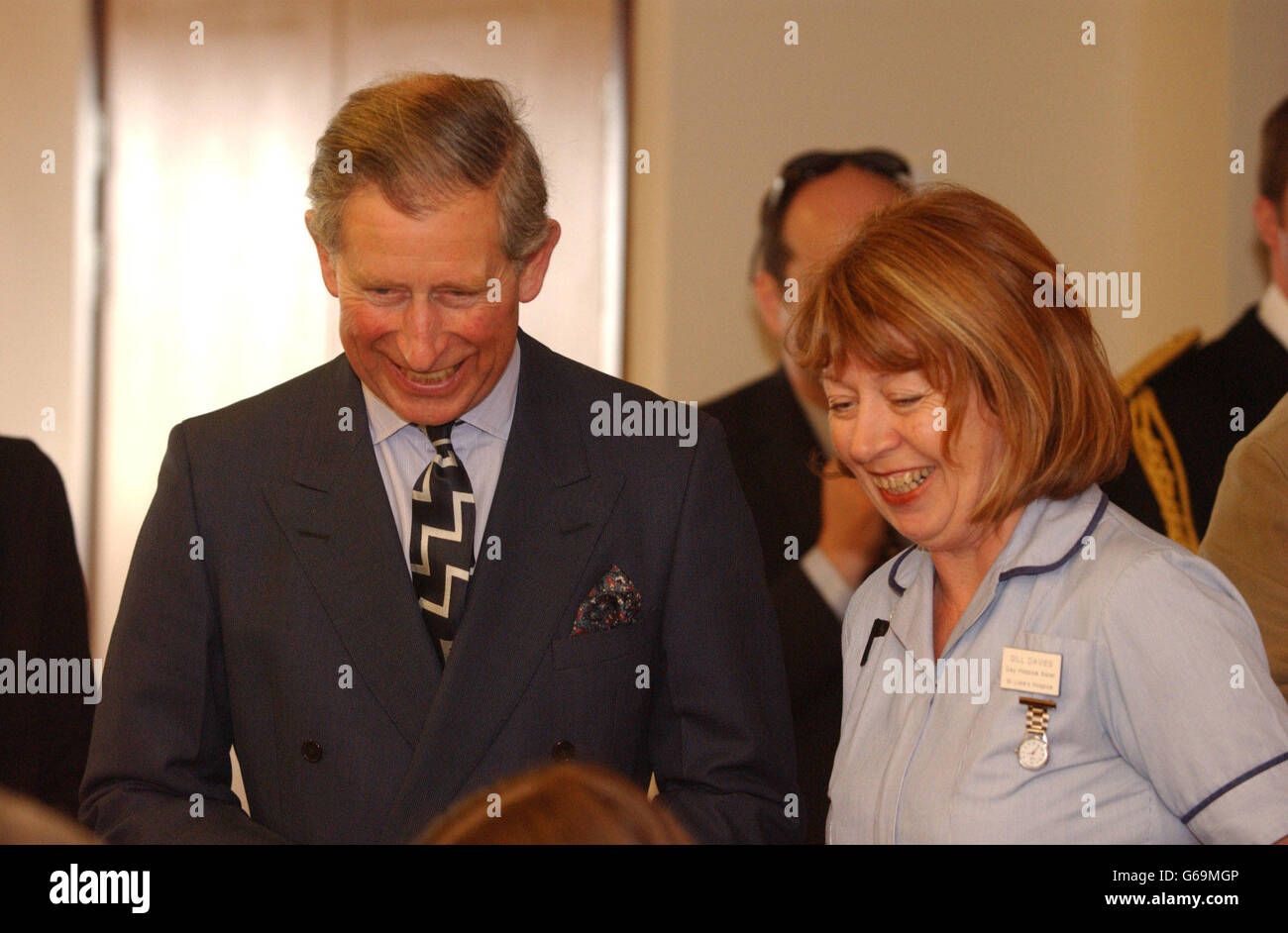 Prince Charles St Luke's Hospice. The Prince of Wales visits St Luke's