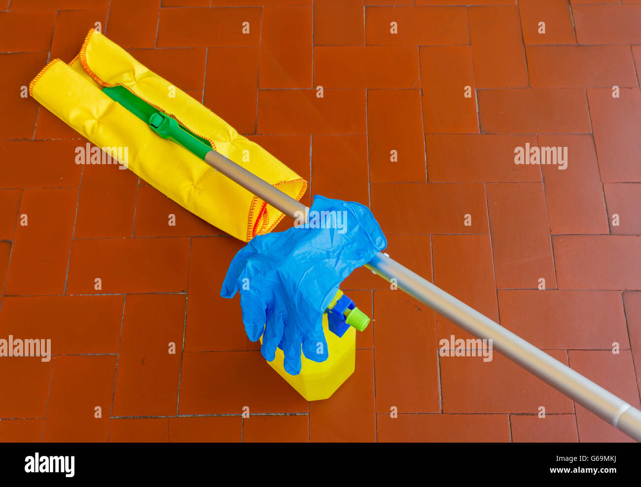 capture dust and wash the floor Stock Photo Alamy