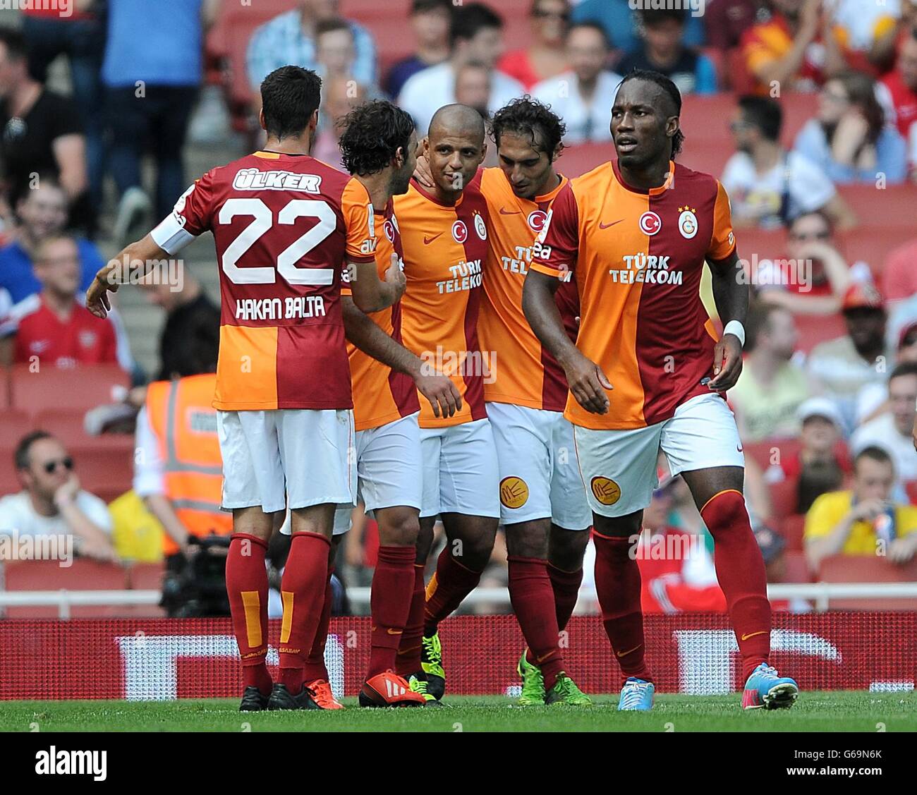 Soccer - Emirates Cup 2013 - Galatasaray v FC Porto - Emirates Stadium  Stock Photo - Alamy