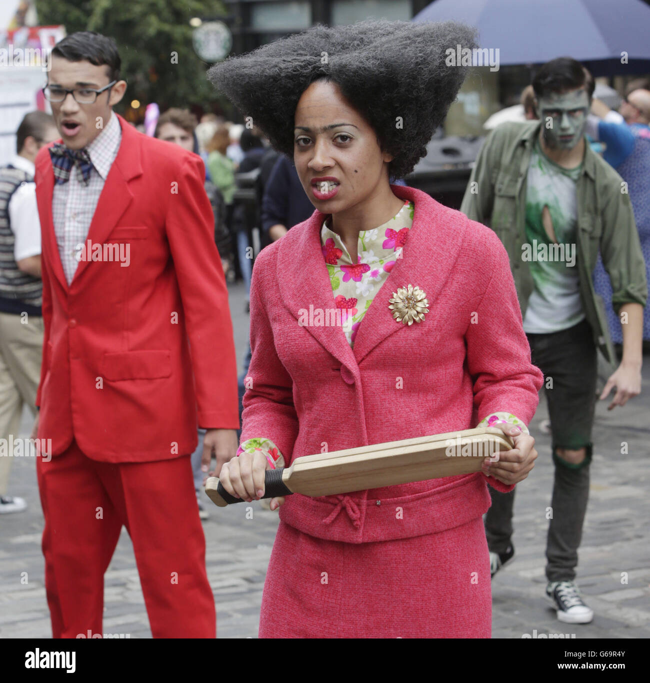 Edinburgh Fringe Festival Stock Photo