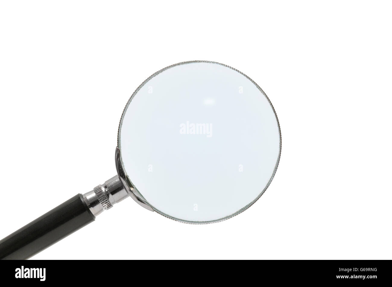 loupe isolated on a white Stock Photo - Alamy
