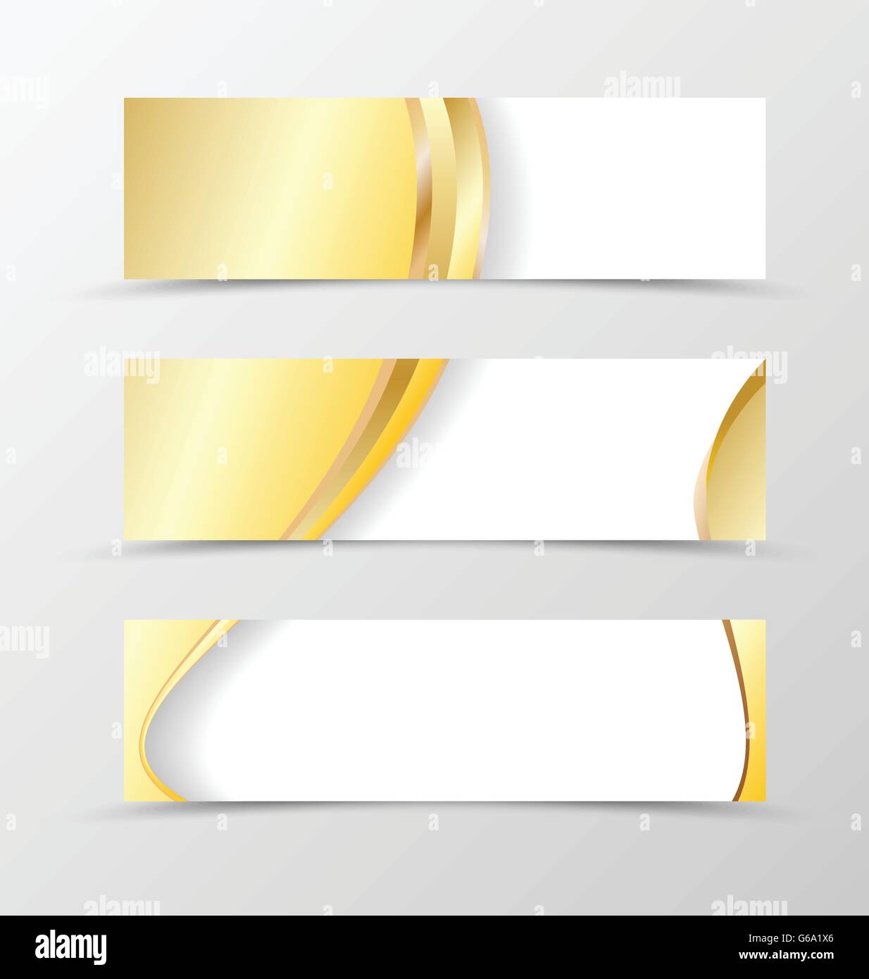 Set of banner smooth design Stock Vector Image & Art - Alamy