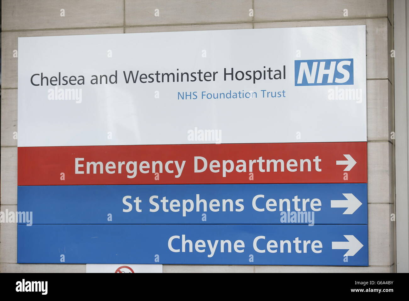 General view of the Chelsea and Westminster Hospital in London where