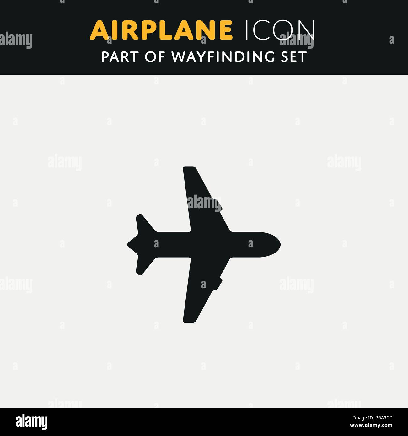 Vector airplane Icon Stock Vector Image & Art - Alamy