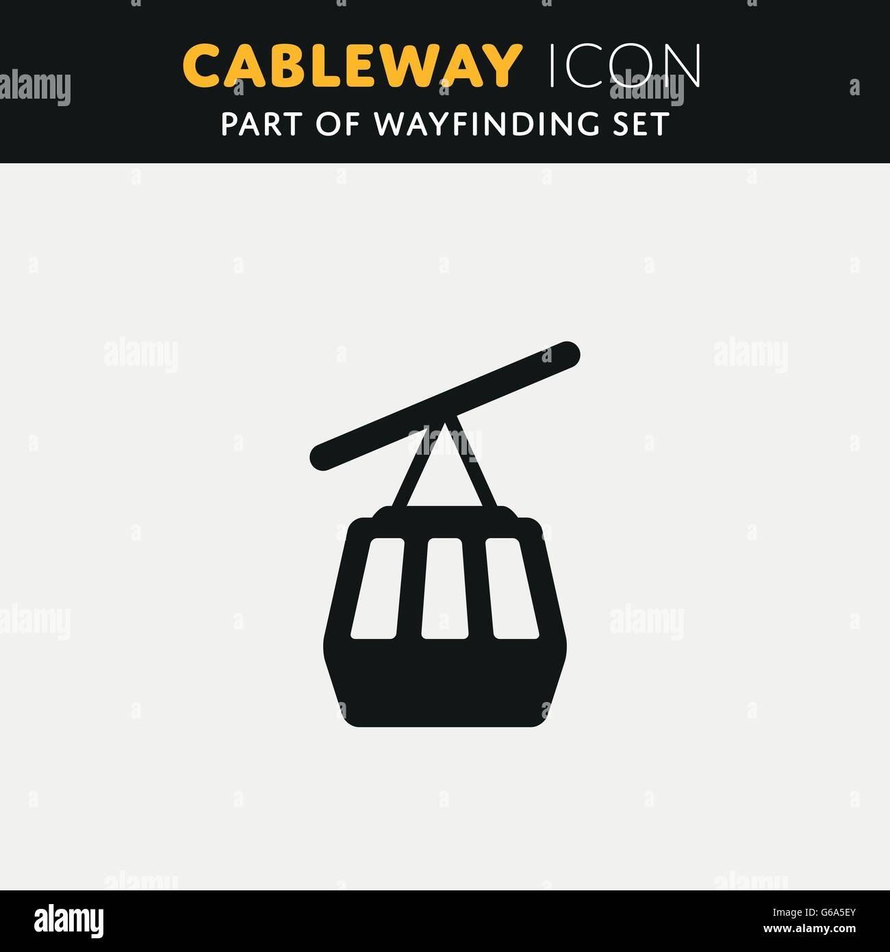 Ski track icon vector hi-res stock photography and images - Alamy