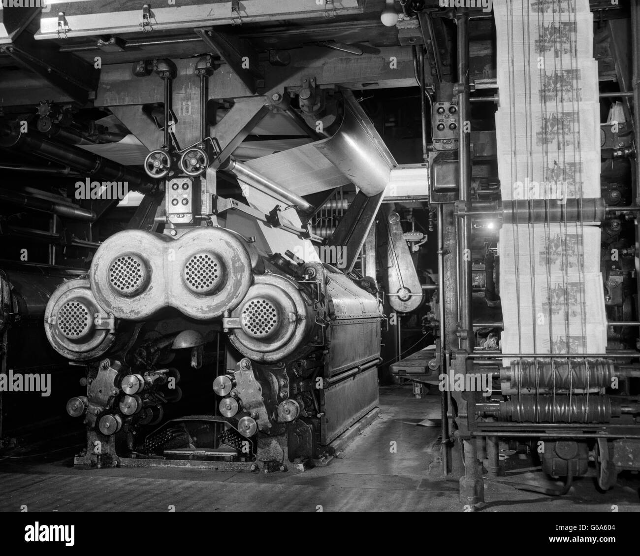 Printing press 1950s hires stock photography and images Alamy