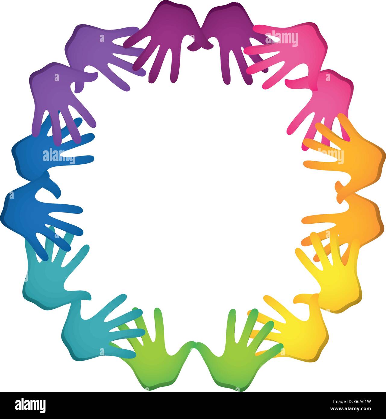 Abstract Pictogram icon. teamwork concept. multicolored vector Stock ...