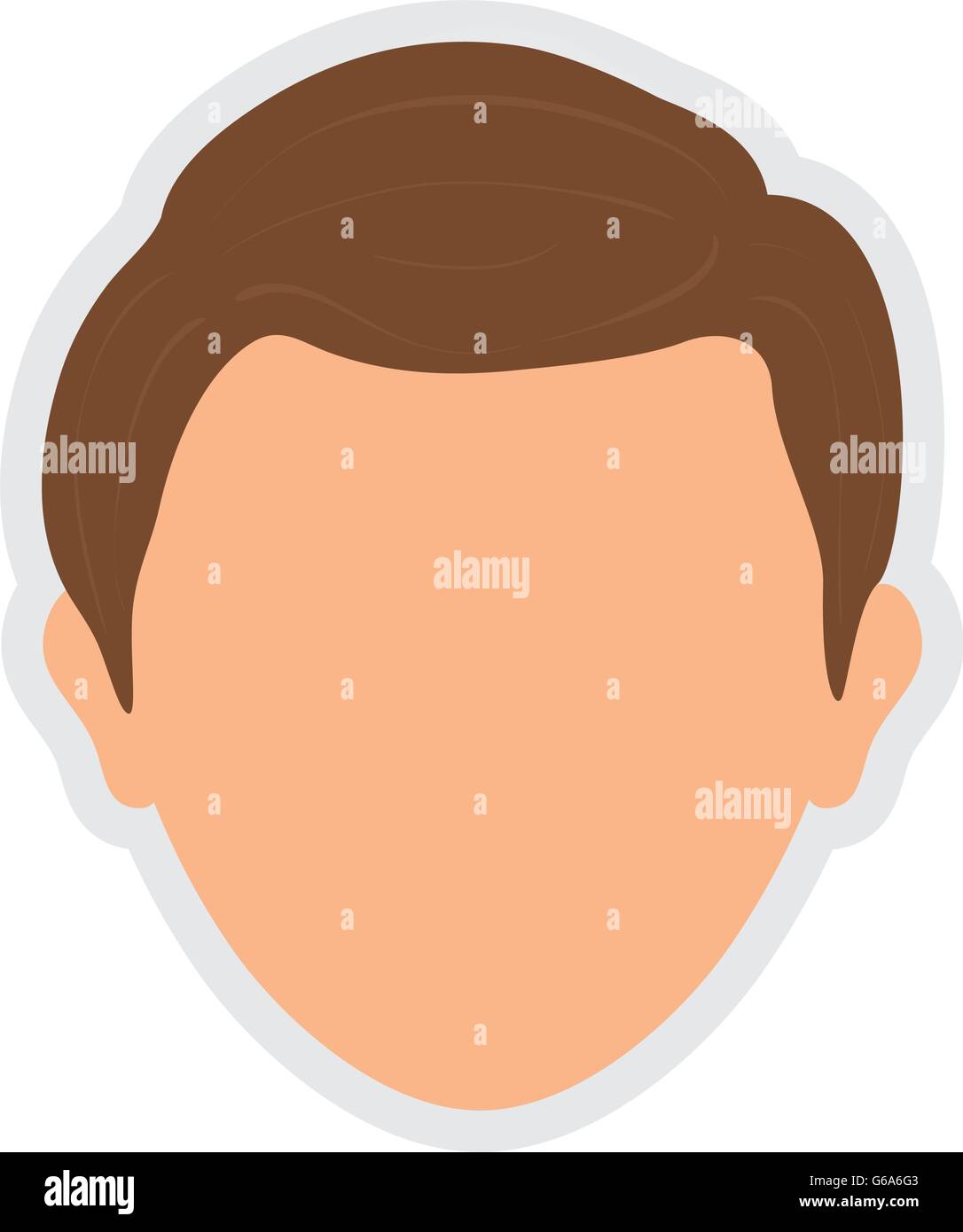 Avatar icon. Man Person head design. Vector graphic Stock Vector Image ...
