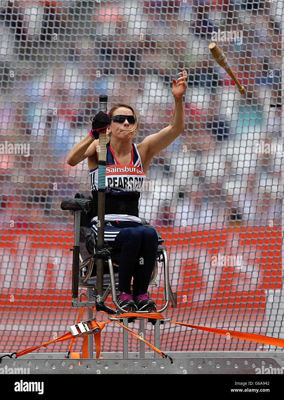 Great Britain's Gemma Prescott during the Women's F32/51 Club Throw