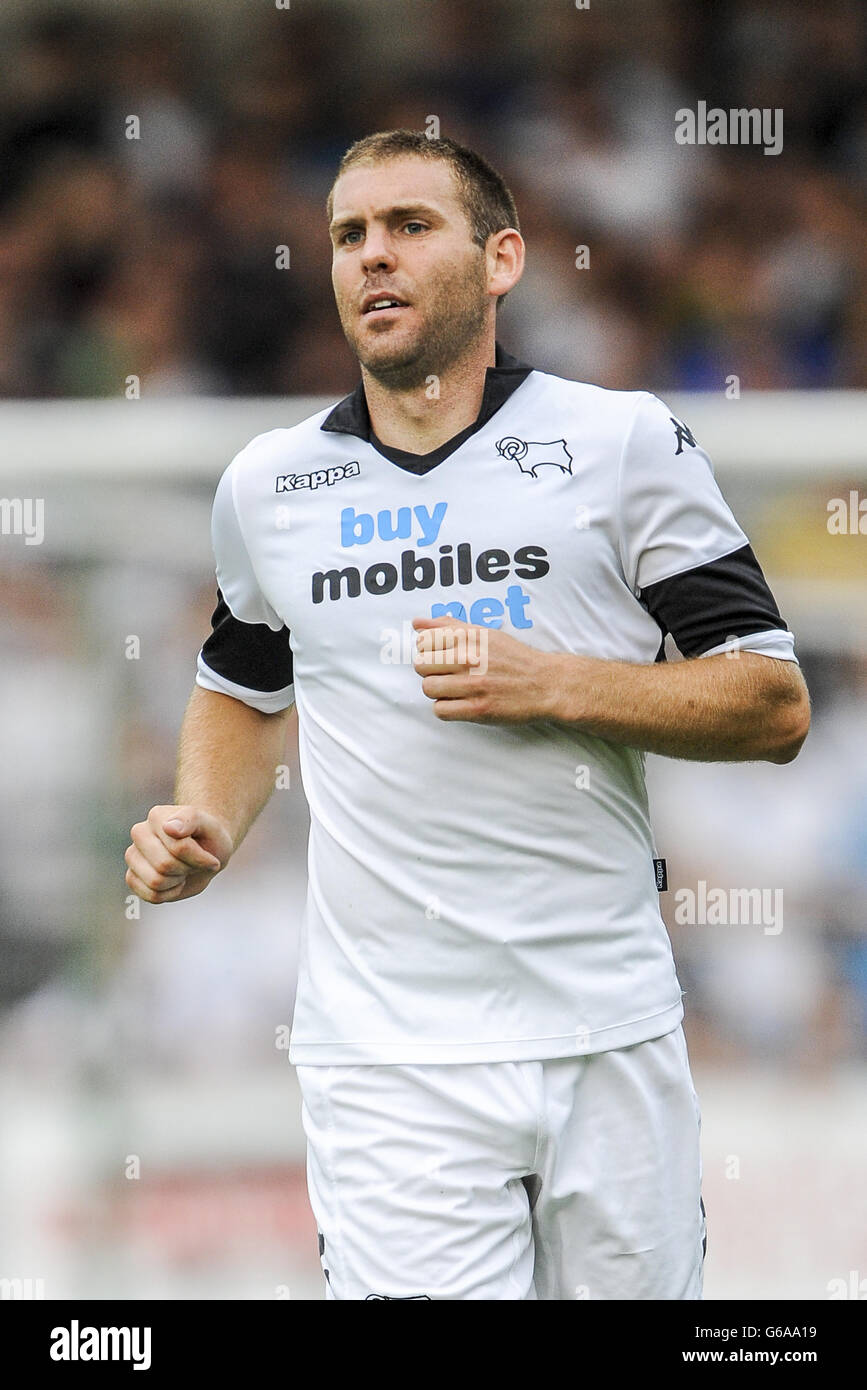 Soccer - Pre-Season Friendly - Burton Albion v Derby County - Pirelli Stadium Stock Photo