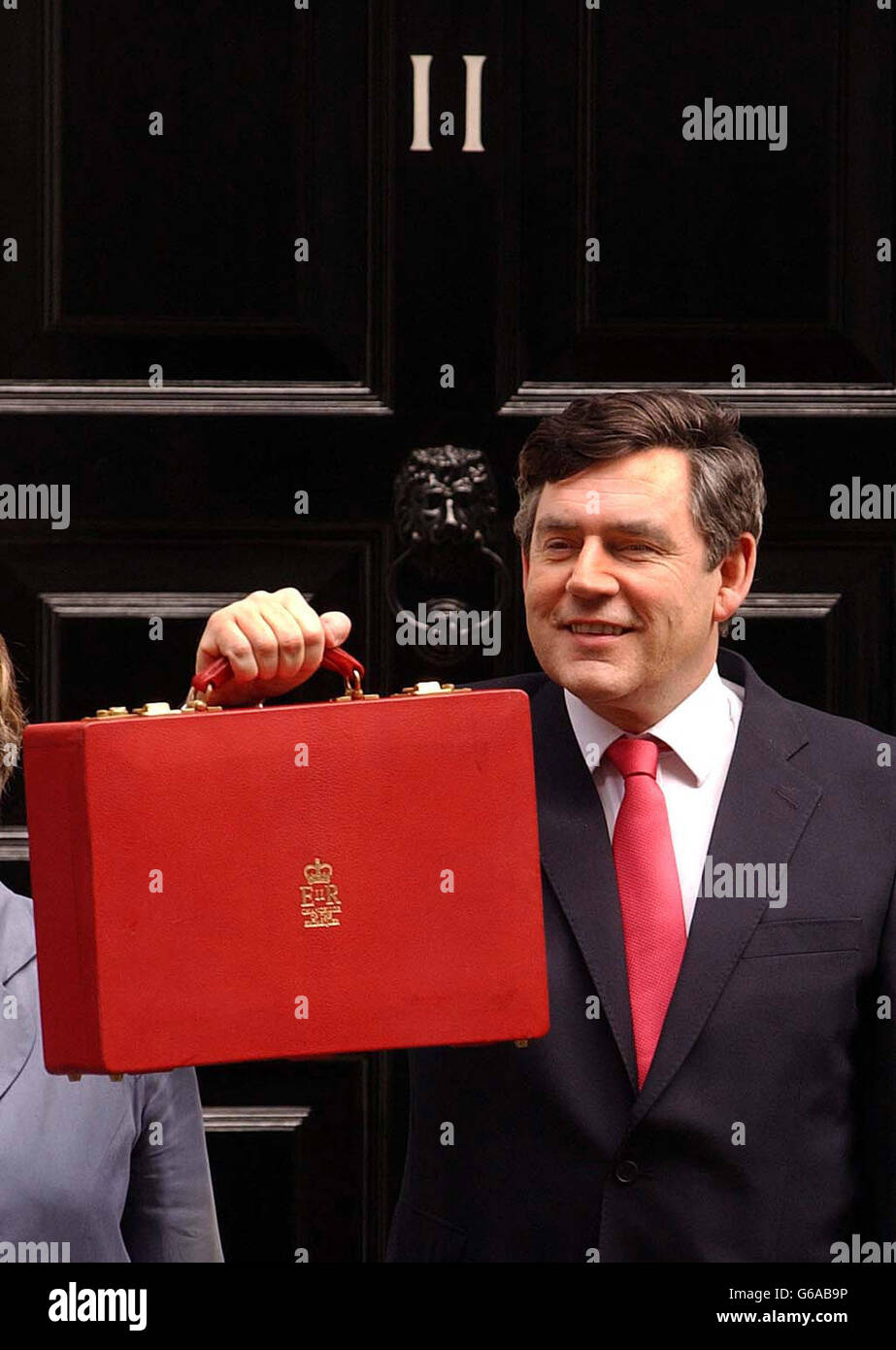 Gordon Brown Budget 2003 Stock Photo Alamy