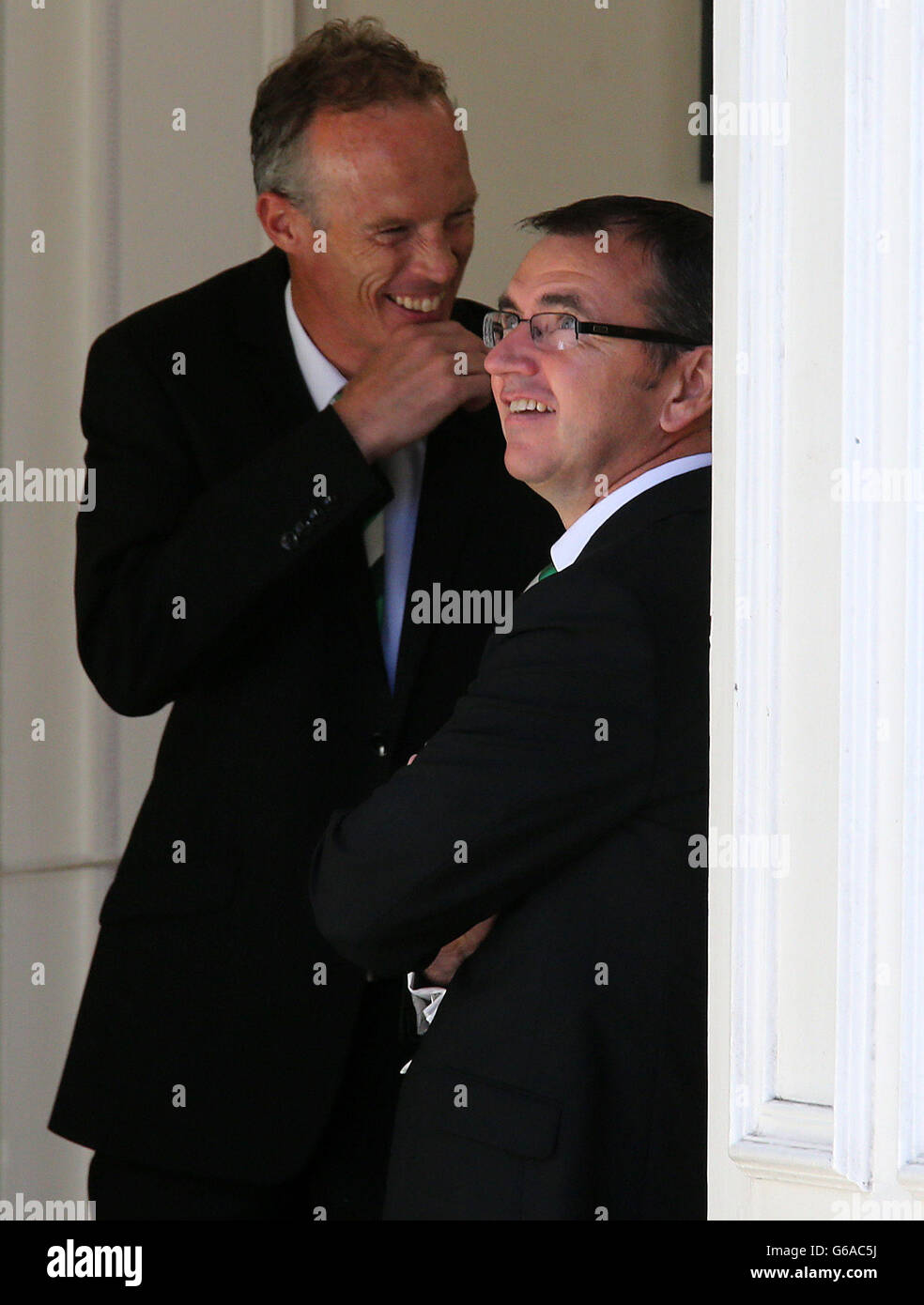 Lawrie Reilly funeral Stock Photo Alamy