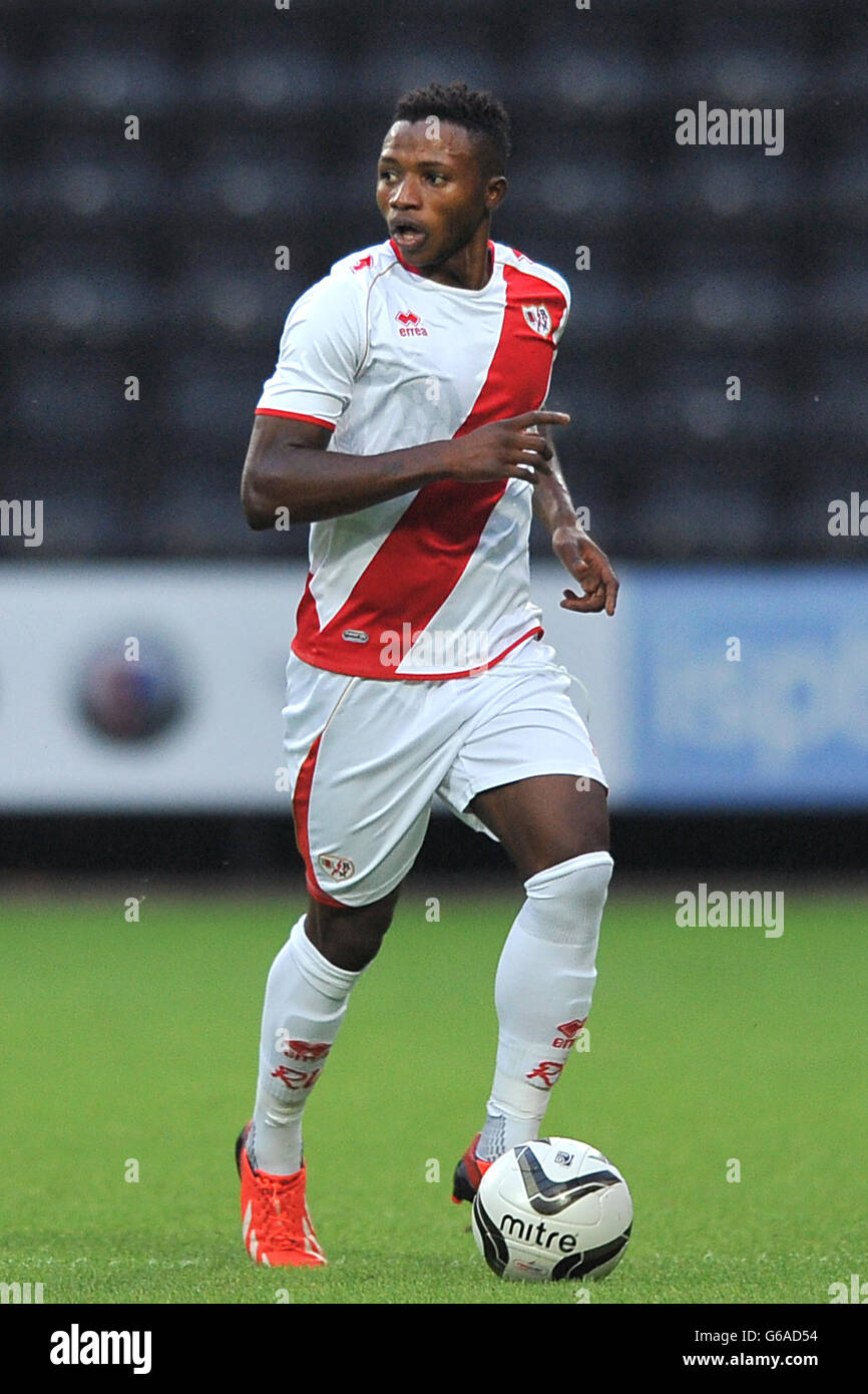 Soccer - Pre-Season Friendly - Notts County v Rayo Vallecano - Meadow Lane. Lass Bangoura, Rayo Vallecano Stock Photo