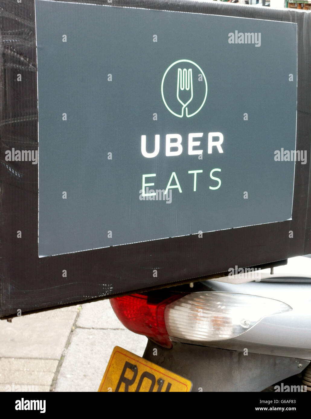 Uber eats courier london hires stock photography and images Alamy