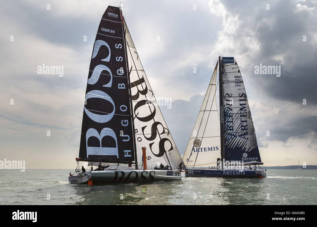Hugo boss racing yacht hi res stock photography and images Alamy
