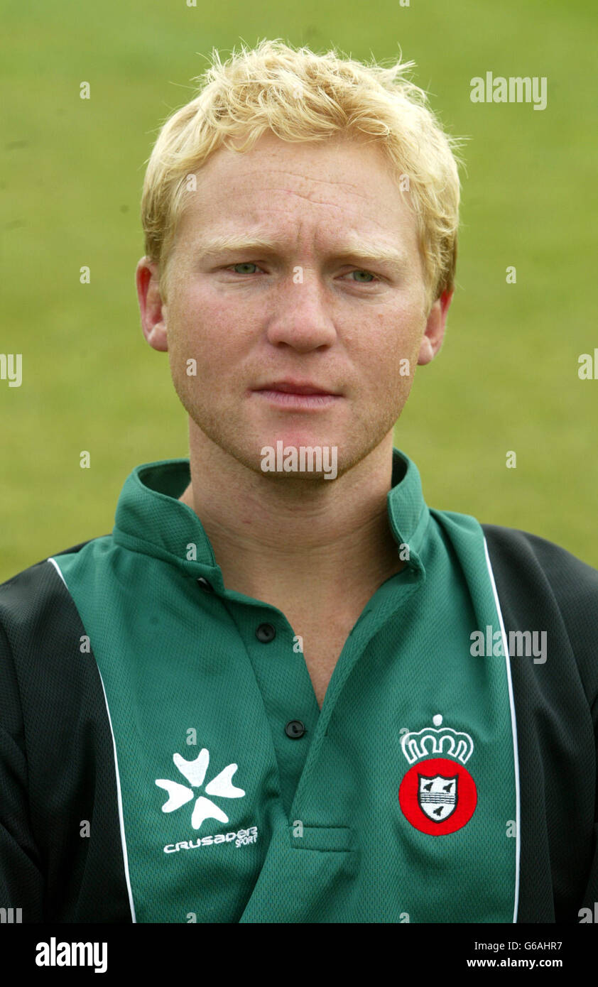 Worcestershire Cricket Club. Worcestershire cricket player Gareth Batty. Stock Photo