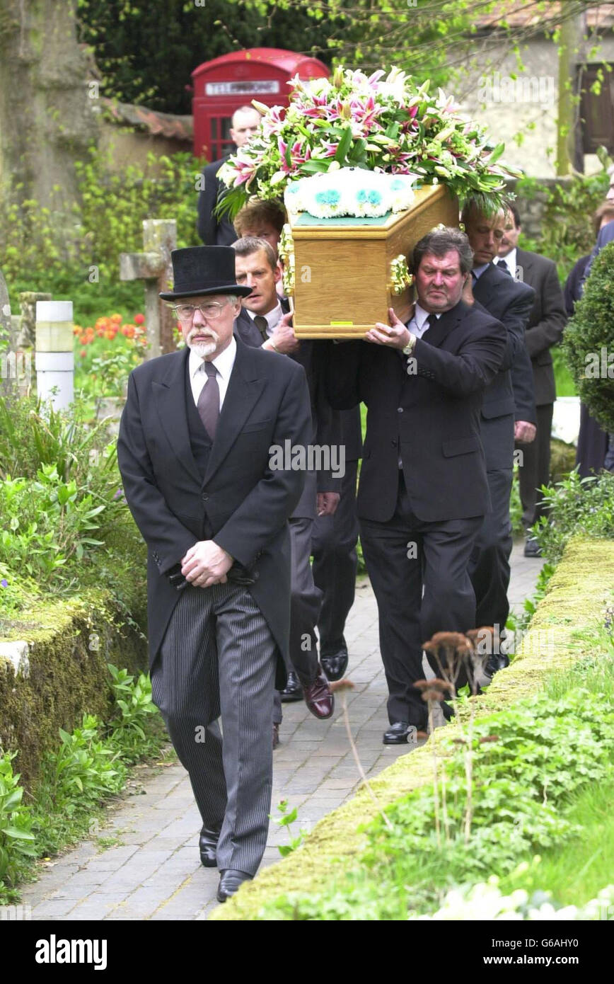 Terry Lloyd funeral Stock Photo