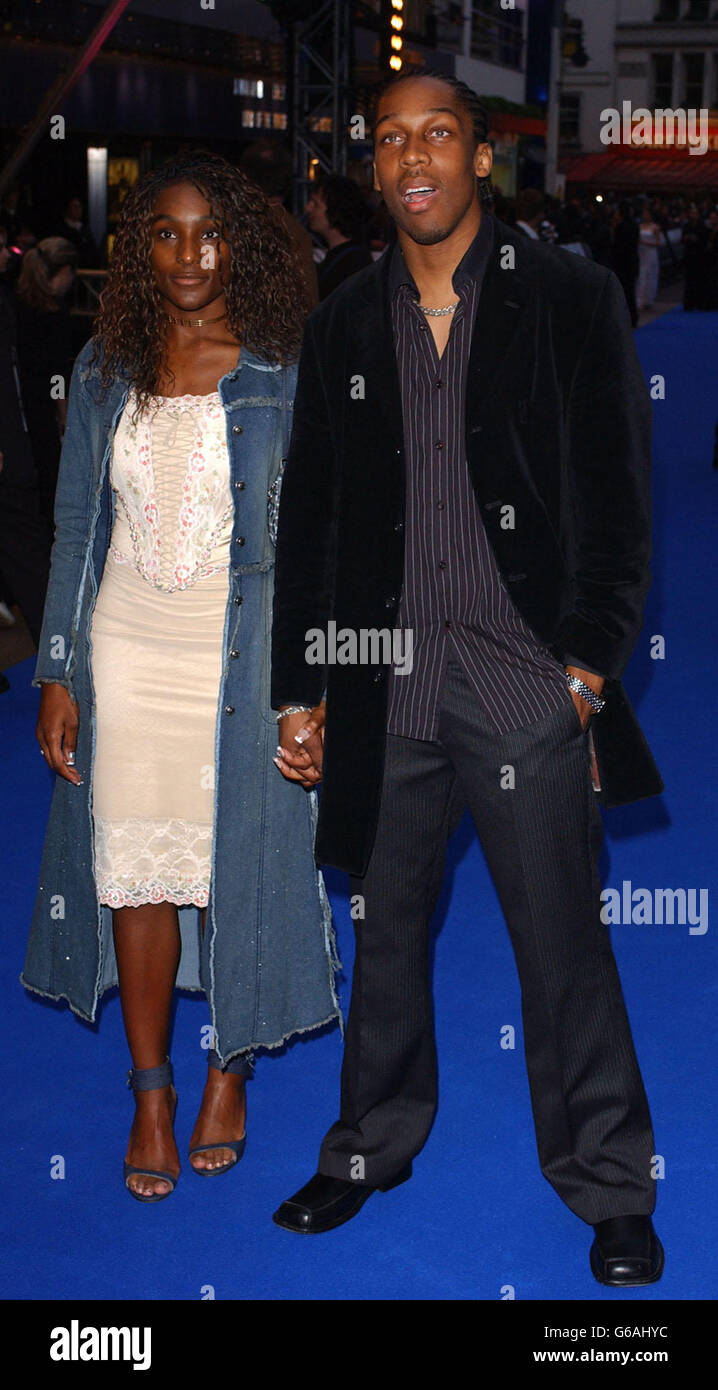 Singer Lemar arriving at the Odeon West End, London, for the UK premiere of X-Men 2. Stock Photo