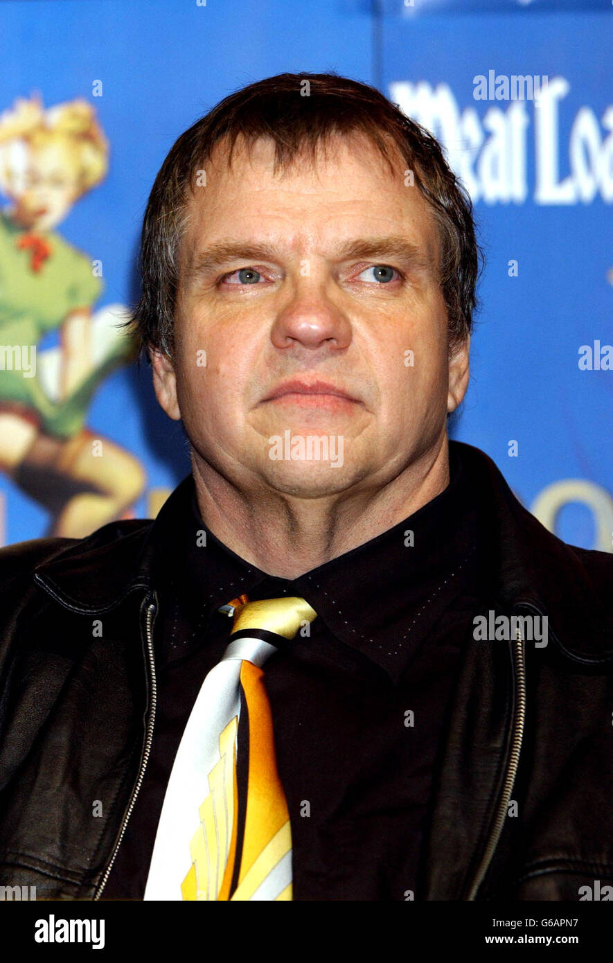 Rock singer Meat Loaf during a photocall at the Virgin Megastore in London's Oxford Street,where
