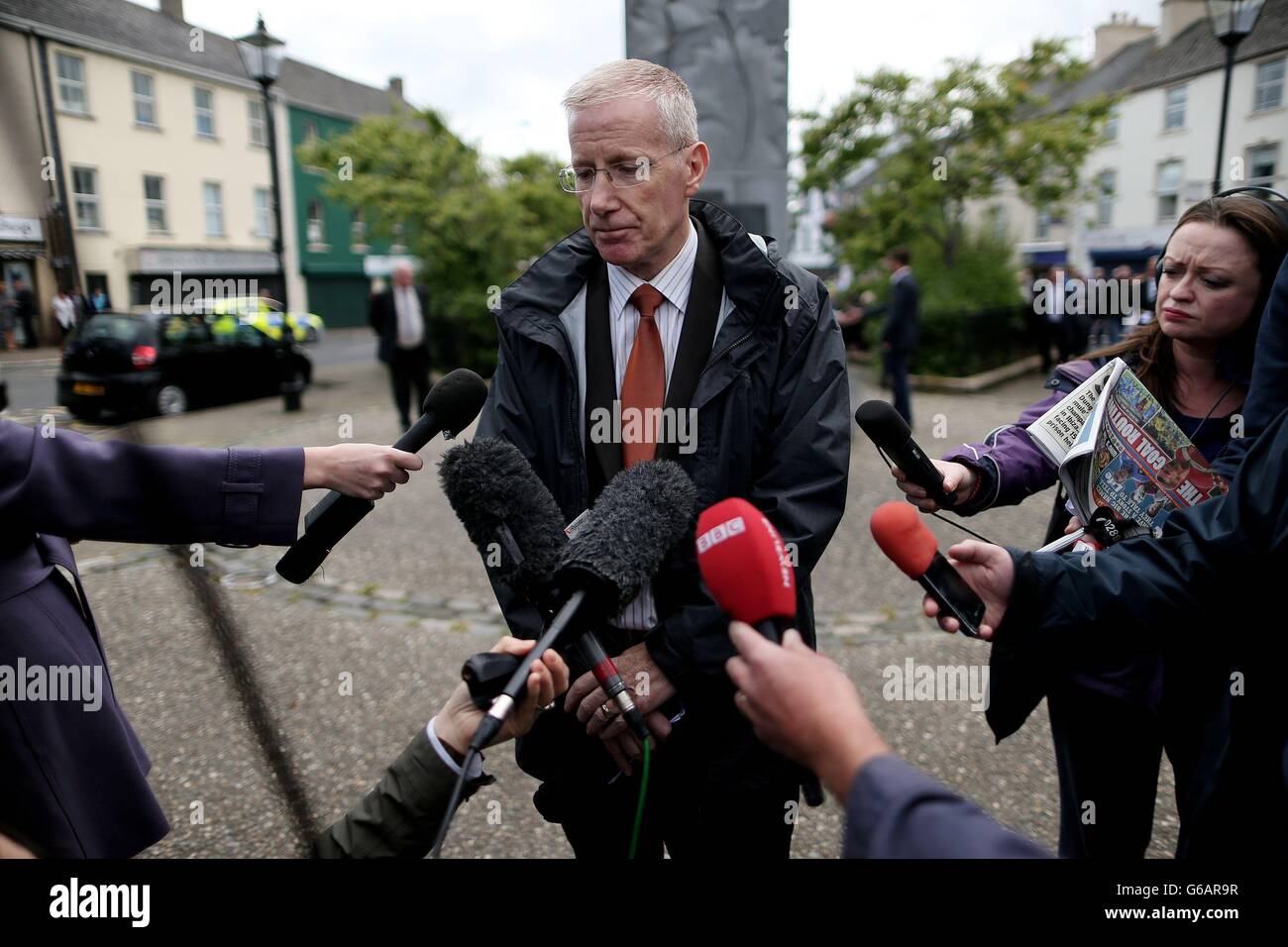 County tyrone ahead of the controversial parade by ira supporters hi