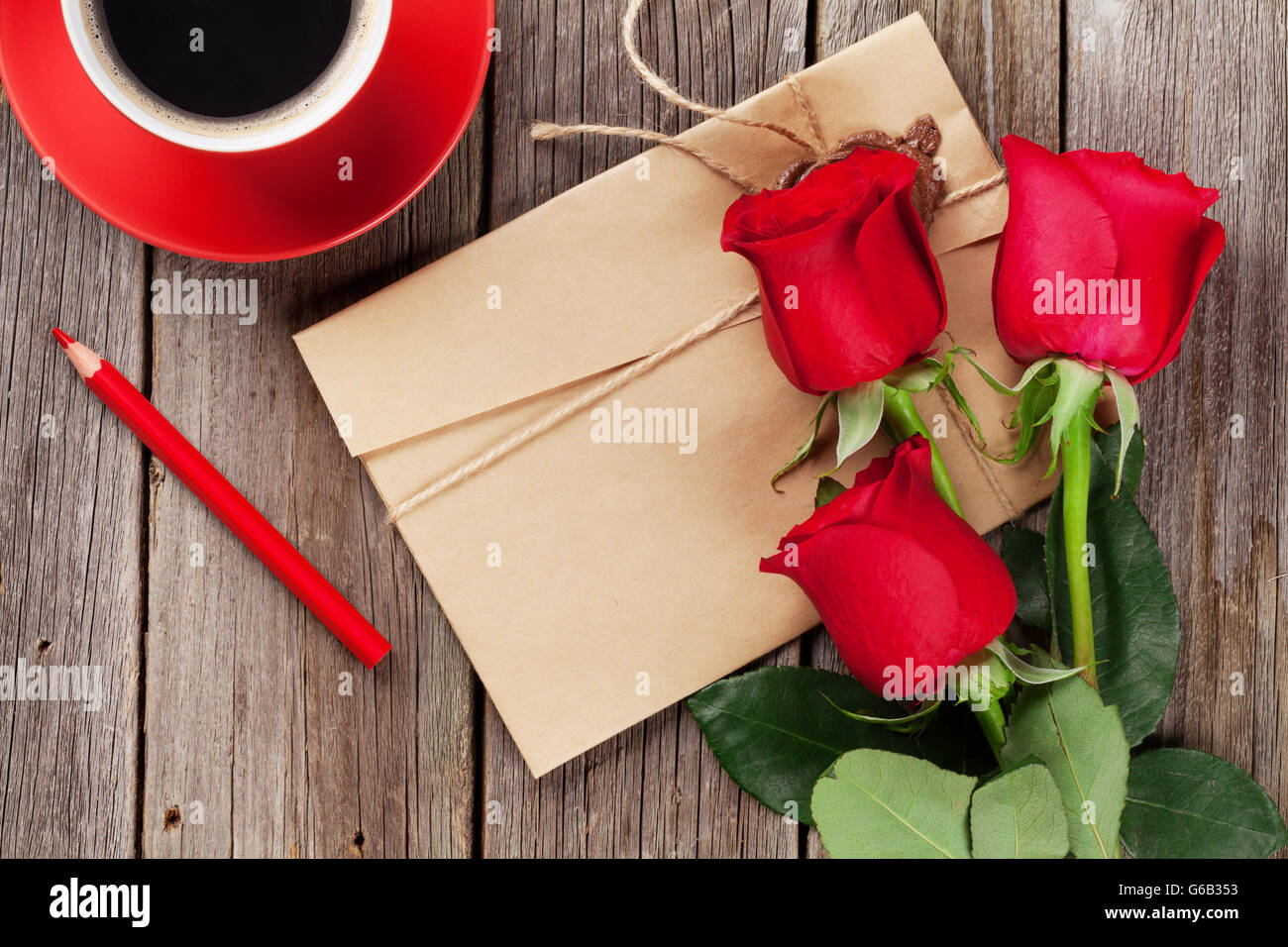 Love letter rose hi-res stock photography and images - Alamy