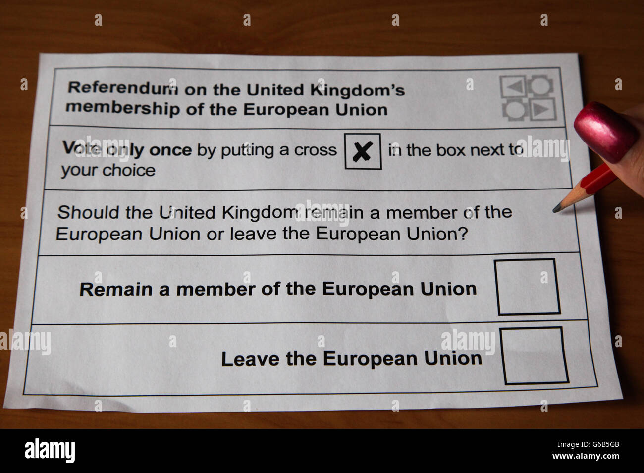 The 2016 Eu Referendum Voting Guide Hi-res Stock Photography And Images ...