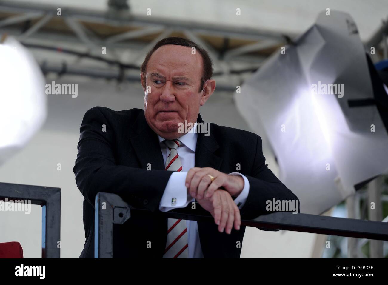 "Andrew Neil" journalist and television news broadcaster Stock Photo