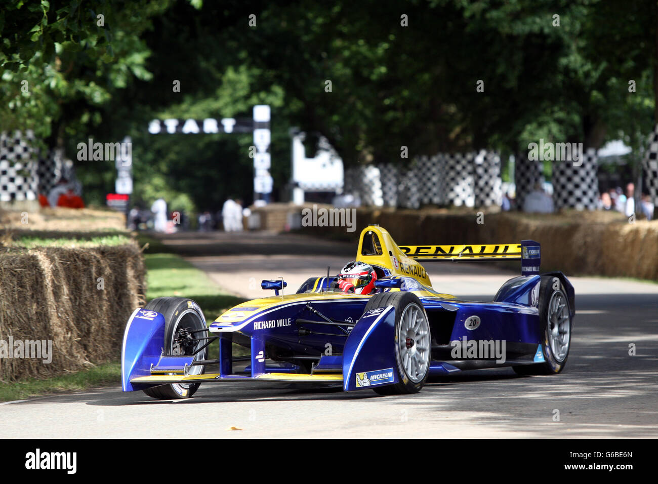 Goodwood, West Sussex, UK. 24th June, 2016. Renault electric racing car