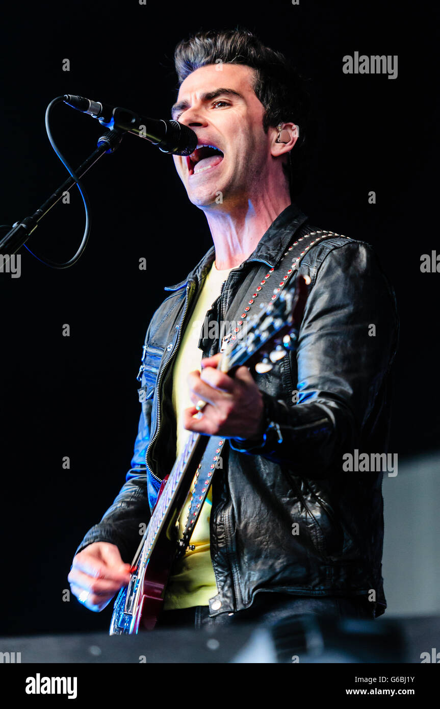 Belfast, Northern Ireland, UK. 29th June, 2016. Lead singer Kelly Jones from the Welsh rock band Stereophonics, Belsonic Music Festival Credit:  Stephen Barnes/Alamy Live News Stock Photo